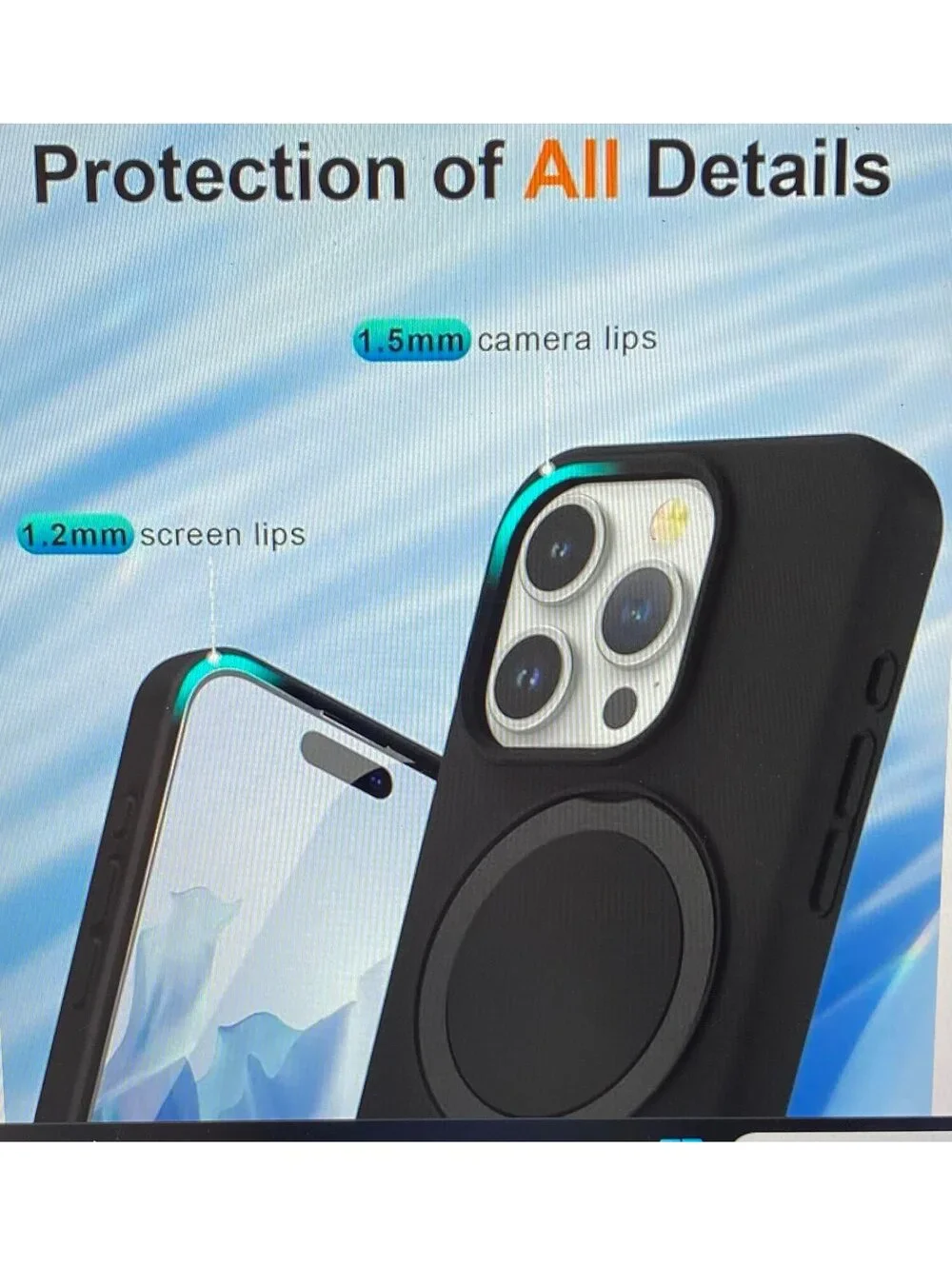Sterker Liquid Silicone Case for iPhone 15 Pro Max Black
